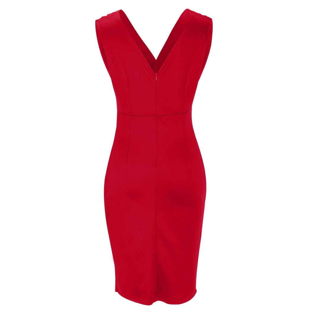 Maison™ | Elegant Scarlet Wrap Dress