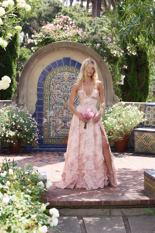 Maison™ | Dress in Peach Tapestry