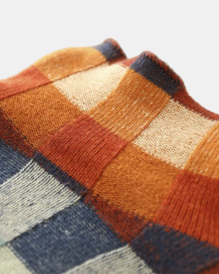 Kassandra | Chic Patchwork Turtleneck Sweater