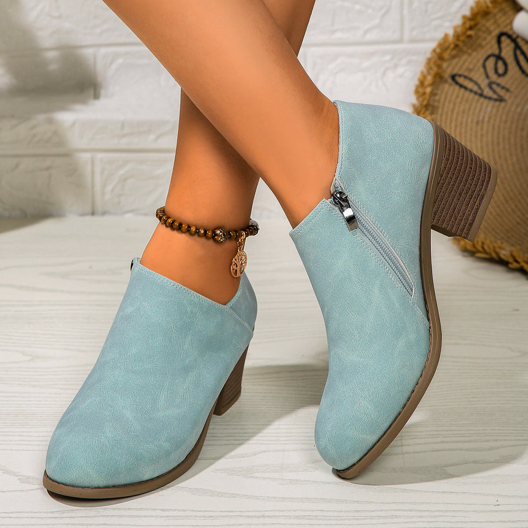 Aveline | Suede Ankle Boots