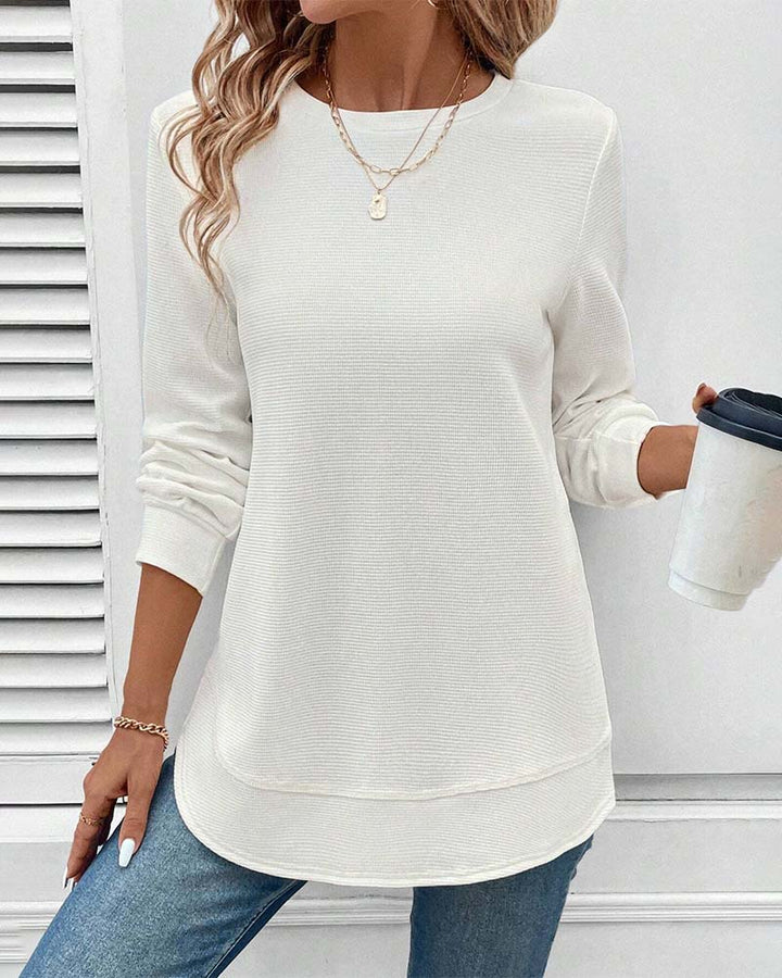 Maison™ | Round Neck Long-Sleeve Top