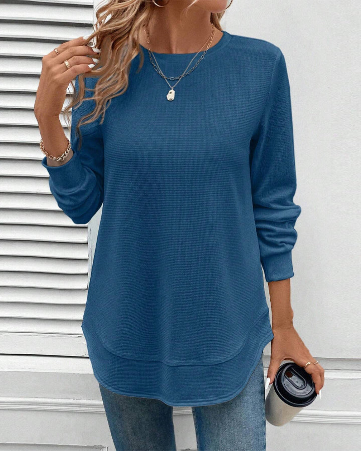 Maison™ | Round Neck Long-Sleeve Top