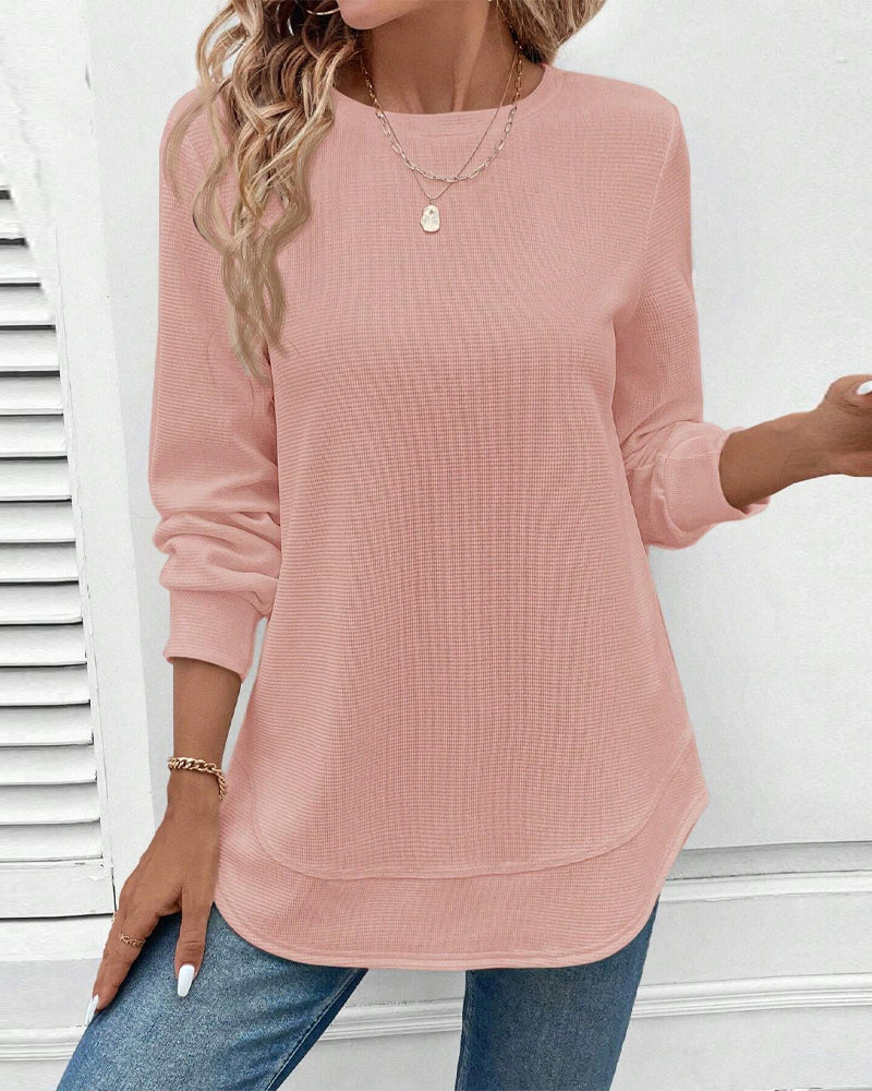 Maison™ | Round Neck Long-Sleeve Top