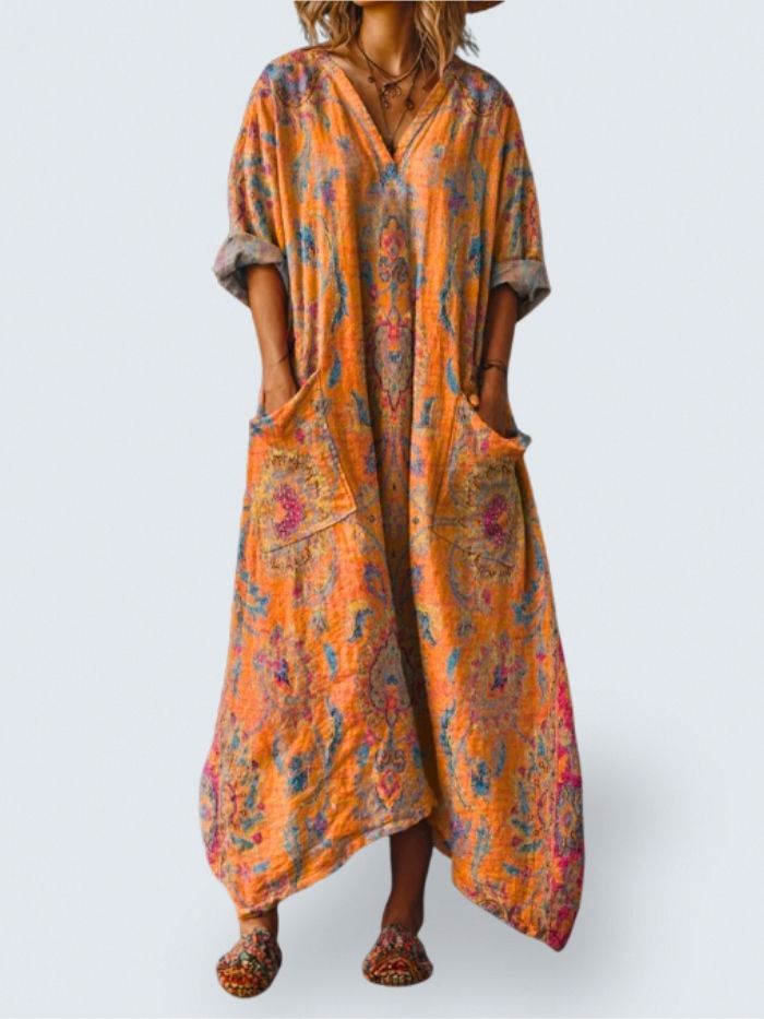 Maison™ | Vintage Boho Dress with Pockets