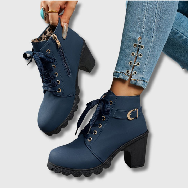 Shamara - Casual Heeled Ankle Boots
