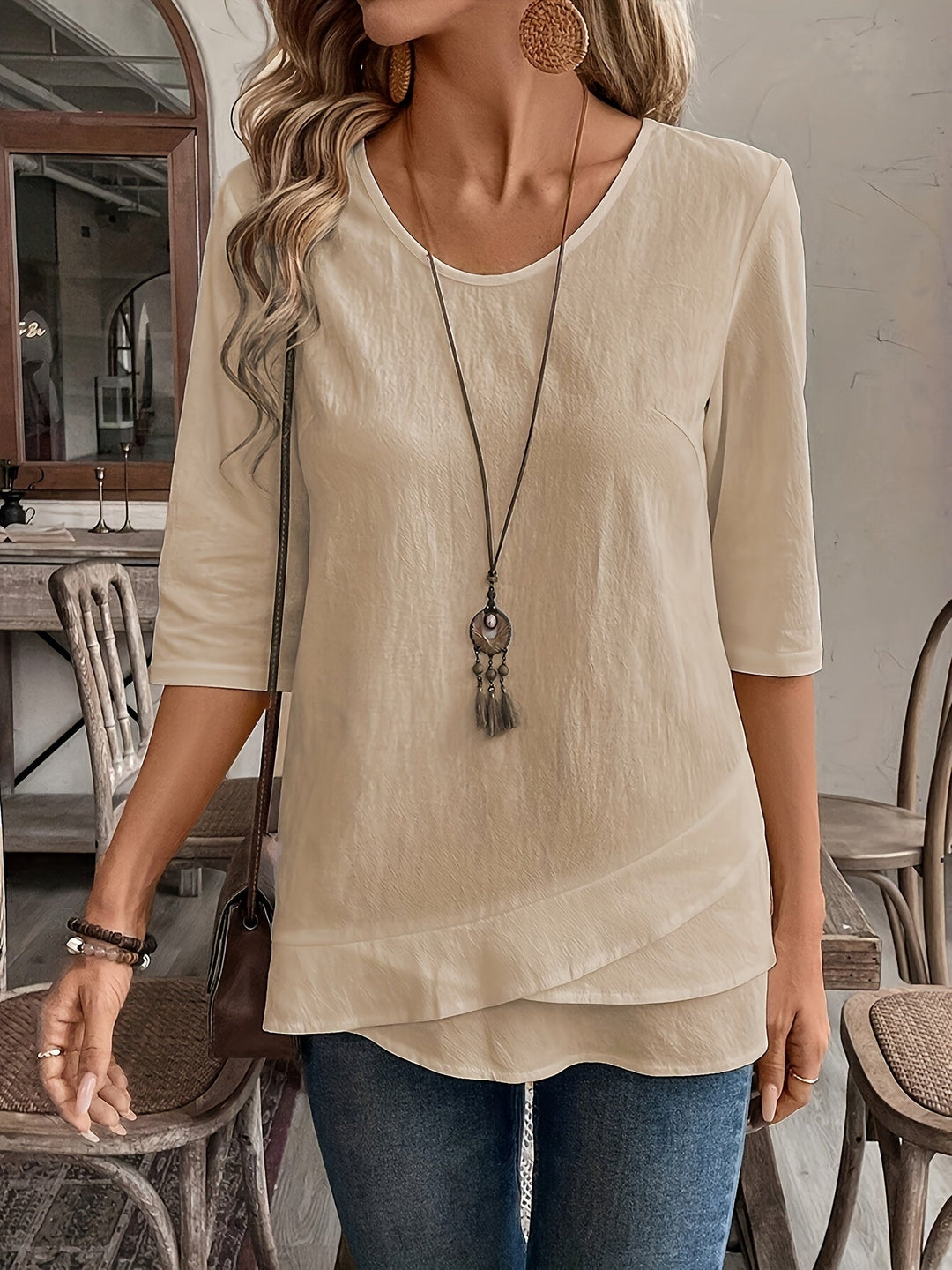 Maison™ | Flowy Layered Blouse