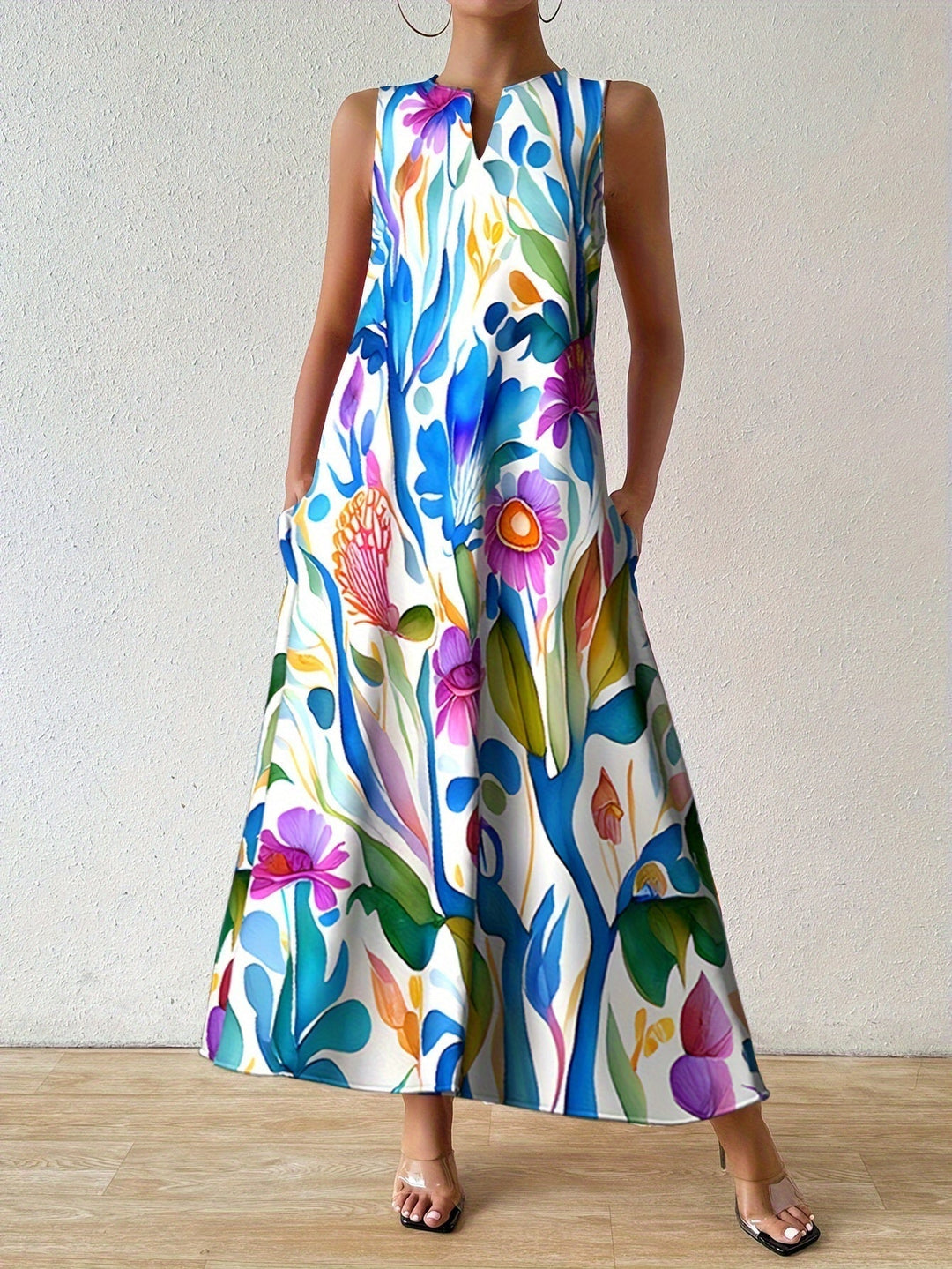 Maison™ | Blooming Print Maxi Dress