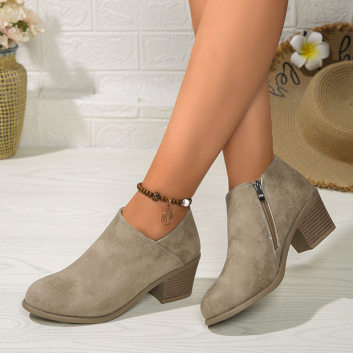 Aveline | Suede Ankle Boots