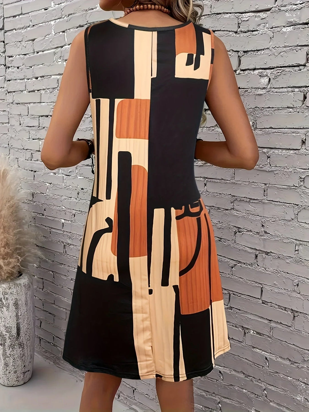 Maison™ | Stylish Casual Geometric Dress