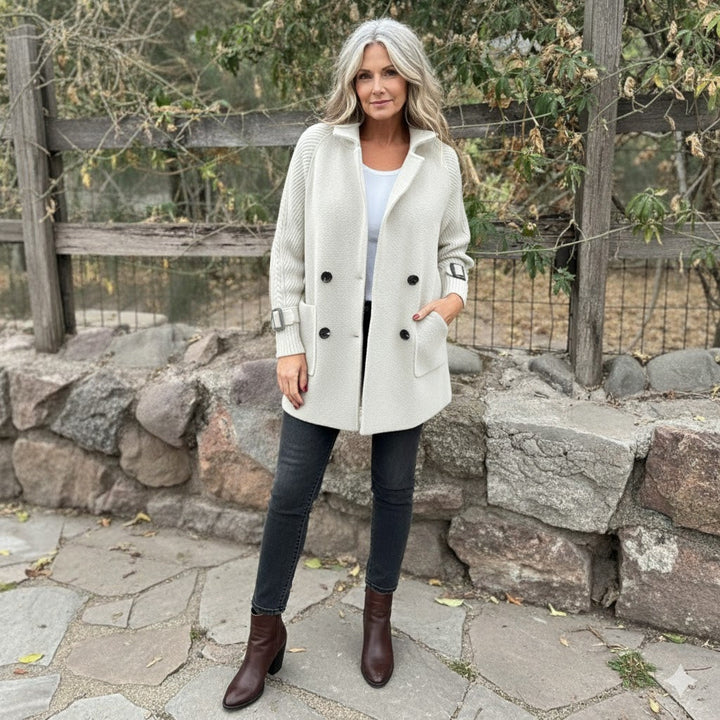 Meggie | Mid-Length Double-Breasted Coat